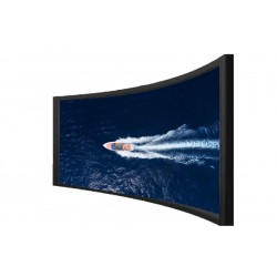 Liberty Grandview 80" (16:9) Prestige Curved Fixed Frame Screen 8cms WB7 HD Matte White