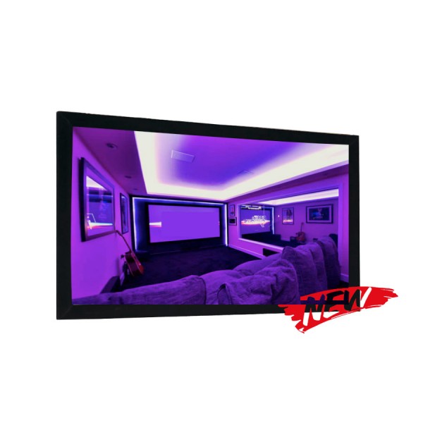 Liberty Screen Pro Fixed Frame 165" (16:9) 4K. Ultra HD. Acoustic Woven Fabric (AW.)