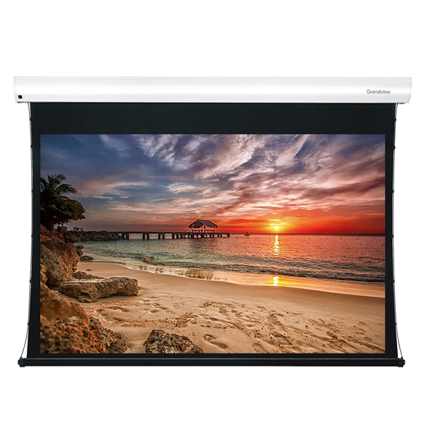 Liberty Grandview 100" (16:9) Cyber Series Tab tension Motorised Long Throw Ambinet Light Rejection Screen