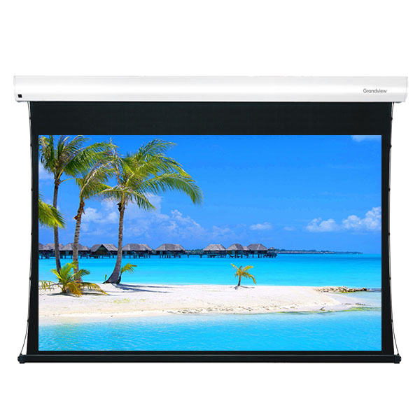 Liberty Grandview 123" (16:10) Cyber Series Tab tension Motorised Long Throw Ambinet Light Rejection Screen