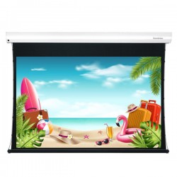 Liberty Grandview 130" (16:10) Cyber Series Tab tension Motorised Long Throw Ambinet Light Rejection Screen