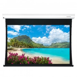 Liberty Grandview 150" (4:3) Cyber Series Tab tension Motorised Long Throw Ambinet Light Rejection Screen with Multi Control System with Wooden Crate packing