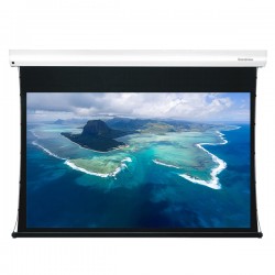 Liberty Grandview 180" (4:3) Cyber Series Tab tension Motorised Long Throw Ambinet Light Rejection Screen with Multi Control System with Wooden Crate Packing