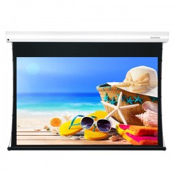 Liberty Grandview 92" (16:9) Cyber Series Tab tension Motorised Long Throw Ambinet Light Rejection Screen