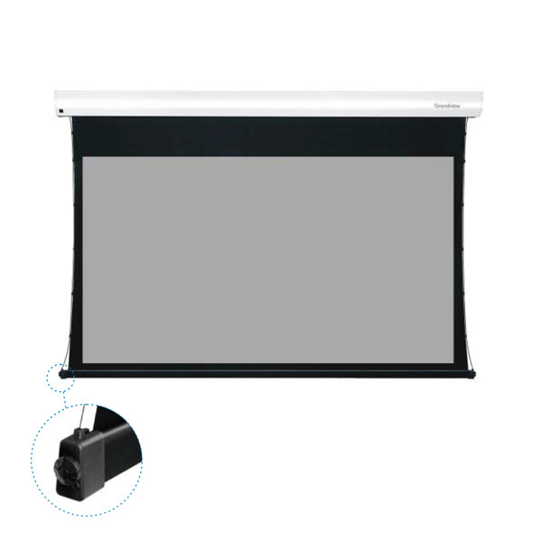Liberty Grandview 92" (16:9) Cyber Series Tab tension Motorised Long Throw Ambinet Light Rejection Screen