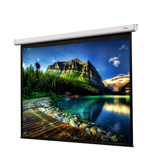 Liberty Grandview  72" (4:3) CNV Series  Tubular Motor Motorized Screen with Matte White Fiber Glass Fabric (WM5.)