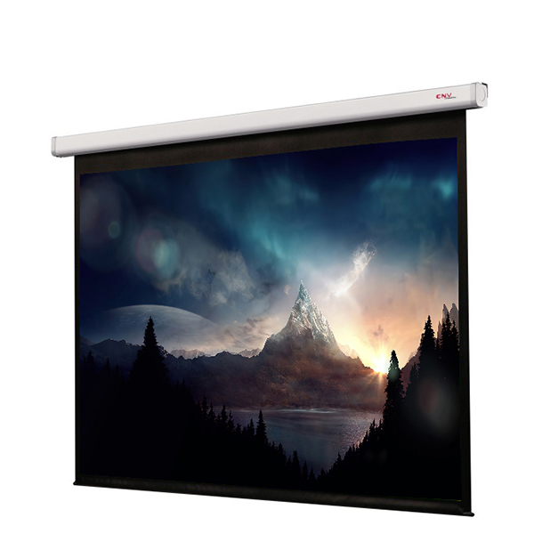 Liberty Grandview  82" (16:10) CNV Series Tubular Motor Motorized Screen with Matte Grey Fiber Glass Fabric GM5