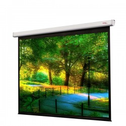 Liberty Grandview 84" (4:3) CNV Series Tubular Motor Motorized Screen with Matte Grey Fiber Glass Fabric (GM5.)