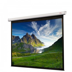 Liberty Grandview 120" (4:3) CNV Series Tubular Motor Motorized Screen with Matte White Fiber Glass Fabric (WM5.)