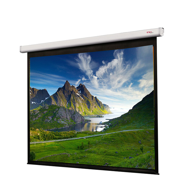 Liberty Grandview 120" (4:3) CNV Series Tubular Motor Motorized Screen with Matte White Fiber Glass Fabric (WM5.)