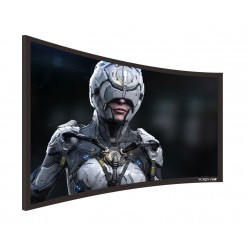 Liberty Screen Pro 100" (16:9) Curved Fixed Frame Screen 4K MW 90MM