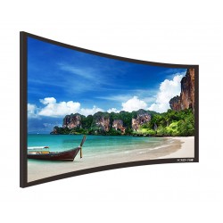 Liberty Screen Pro 135" (16:9) Curved Fixed Frame (8k - Grey Fabric) 90MM