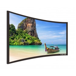 Liberty Screen Pro 150" (16:9) Curved Fixed Frame 4K MW 90MM