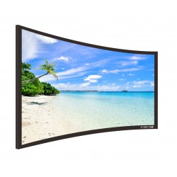 Liberty Screen Pro 150" (16:9) Curved Fixed Frame (TW - Woven Accoustic) 90MM
