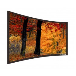 Liberty Screen Pro 96" (2.35:1) Curved Fixed Frame Screen (8k - Grey Fabric) 90MM