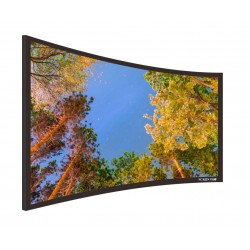 Liberty Screen Pro 100" (2.35:1) Curved Fixed Frame Screen (8k - Grey Fabric) 90MM