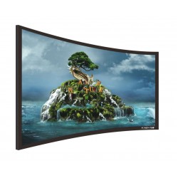 Liberty Screen Pro 106" (2.35:1) Curved Fixed Frame Screen 4K MW 90MM