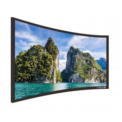 Liberty Screen Pro 106" (2.35:1) Curved Fixed Frame Screen (TW - Woven Accoustic) 90MM