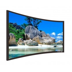 Liberty Screen Pro 106" (2.35:1) Curved Fixed Frame Screen (8k - Grey Fabric) 90MM