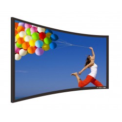 Liberty Screen Pro 110" (2.35:1) Curved Fixed Frame Screen (8k - Grey Fabric) 90MM