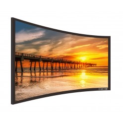 Liberty Screen Pro 119" (2.35:1) Curved Fixed Frame Screen (8k - Grey Fabric) 90MM