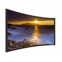 Liberty Screen Pro 126" (2.35:1) Curved Fixed Frame Screen (8k - Grey Fabric) 90MM