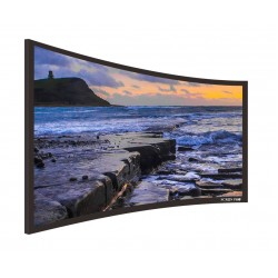 Liberty Screen Pro 133" (2.35:1) Curved Fixed Frame Screen 4K MW 90MM