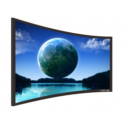 Liberty Screen Pro 150" (2.35:1) Curved Fixed Frame Screen (8k - Grey Fabric) 90MM