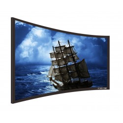 Liberty Screen Pro 165" (2.35:1) Curved Fixed Frame Screen (TW - Woven Accoustic) 90MM