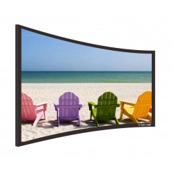 Liberty Screen Pro 180" (2.35:1) Curved Fixed Frame Screen (8k - Grey Fabric) 90MM