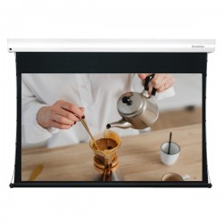 Liberty Grandview 77" (16:9) Cyber Tab tension PS Series Multi Control Matte White 4K. WW5. Screen.