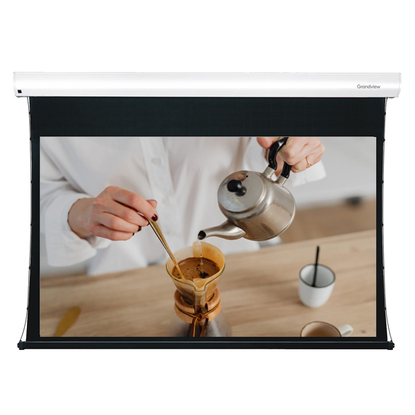 Liberty Grandview 77" (16:9) Cyber Tab tension PS Series Multi Control Matte White 4K. WW5. Screen.