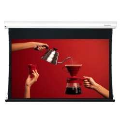 Liberty Grandview 77" (16:9) Cyber Tab Tension Screen Mid / Long Throw CLR. (ALR) - 4K. DY4 Multi Control Systems.