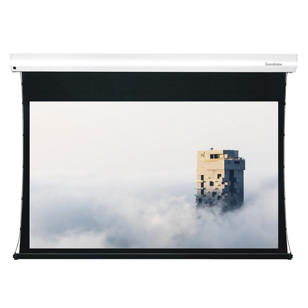 Liberty Grandview 77" (16:9) Cyber Tab Tension Screen Mid / Long Throw CLR. (ALR) - 4K. DY7 Multi Control Systems.