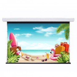 Liberty Dakumi Tab Tension 120" (16:10) Aluminum Casing with PVC. Soft White 4K. Screen