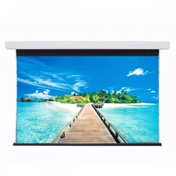 Liberty Dakumi Tab Tension 150" (16:10) Aluminum Casing with PVC. Soft White 4K. Screen.