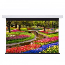 Liberty Dakumi Tab Tension 133" (16:9) Aluminum Casing with PVC. Soft White 4K. Screen.