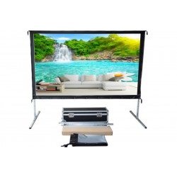 Liberty Screen Pro  Easy Fold Portable 200" 4:3 RGG (Rear Projection)