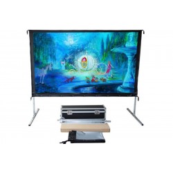 Liberty Screen Pro  Easy Fold Portable 250" 4:3 RGG (Rear Projection)