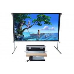 Liberty Screen Pro  Easy Fold Portable 138" 16:9 RGG (Rear Projection)