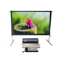 Liberty Screen Pro  Easy Fold Portable 184" 16:9 FWB (Front Projection)