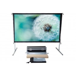 Liberty Screen Pro  Easy Fold Portable 184" 16:9 RGG (Rear Projection)