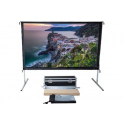 Liberty Screen Pro Easy Fold Portable 120" 4:3 FWB (Front Projection)