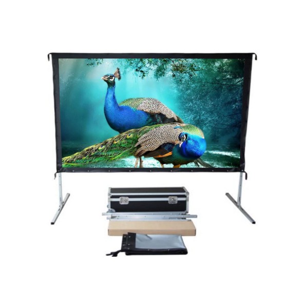 Liberty Screen Pro Easy Fold Portable 94" 16:10 RGG (Rear Projection)