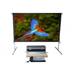 Liberty Screen Pro  Easy Fold Portable 113" 16:10 FWB (Front Projection)