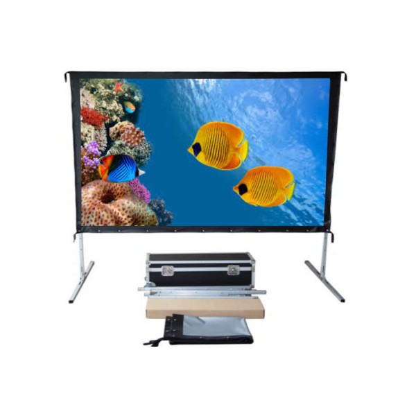 Liberty Screen Pro Easy Fold Portable 142" 16:10 FWB (Front Projection)