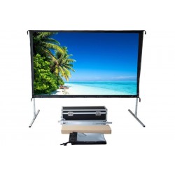 Liberty Screen Pro  Easy Fold Portable 170" 16:10 FWB (Front Projection)