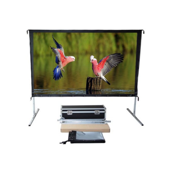 Liberty Screen Pro Easy Fold Portable 189" 16:10 FWB (Front Projection)