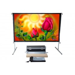 Liberty Screen Pro  Easy Fold Portable 236" 16:10 FWB (Front Projection)
