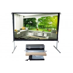 Liberty Screen Pro  Easy Fold Portable 150" 4:3 FWB (Front Projection)